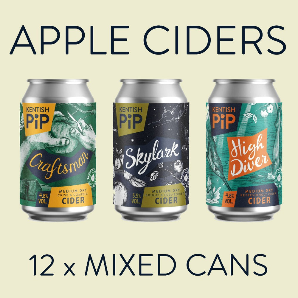 Mixed case of apple cider cans 12 x 330ml