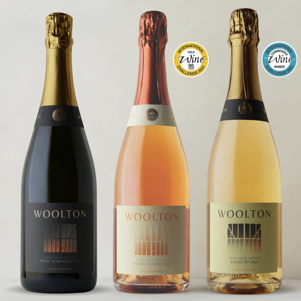 Woolton Traditional Method Sparkling Wine Mixed Half Case (3 x bottles)